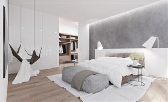 Transform the bedroom with white tones